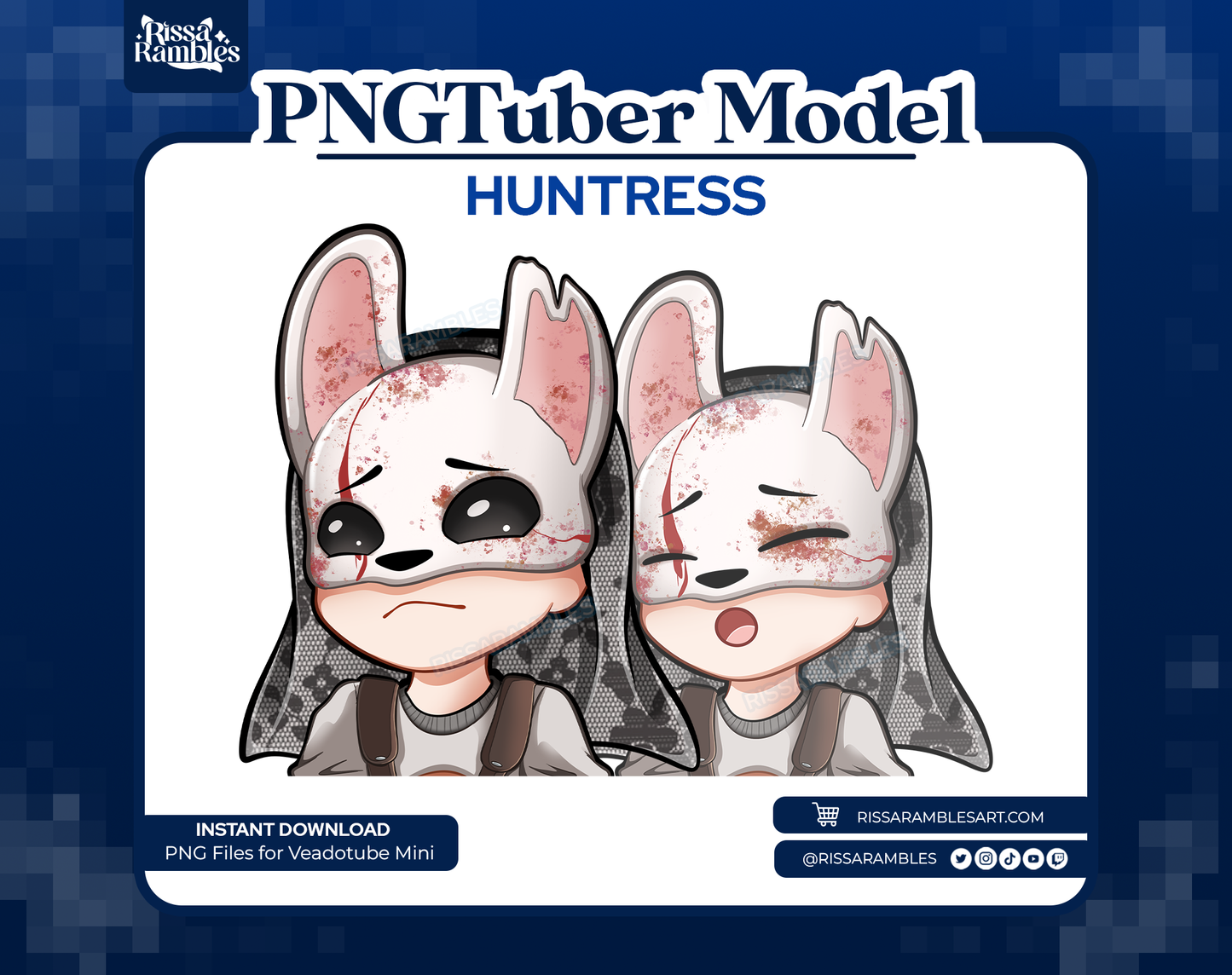 Huntress DBD PNGtuber Model