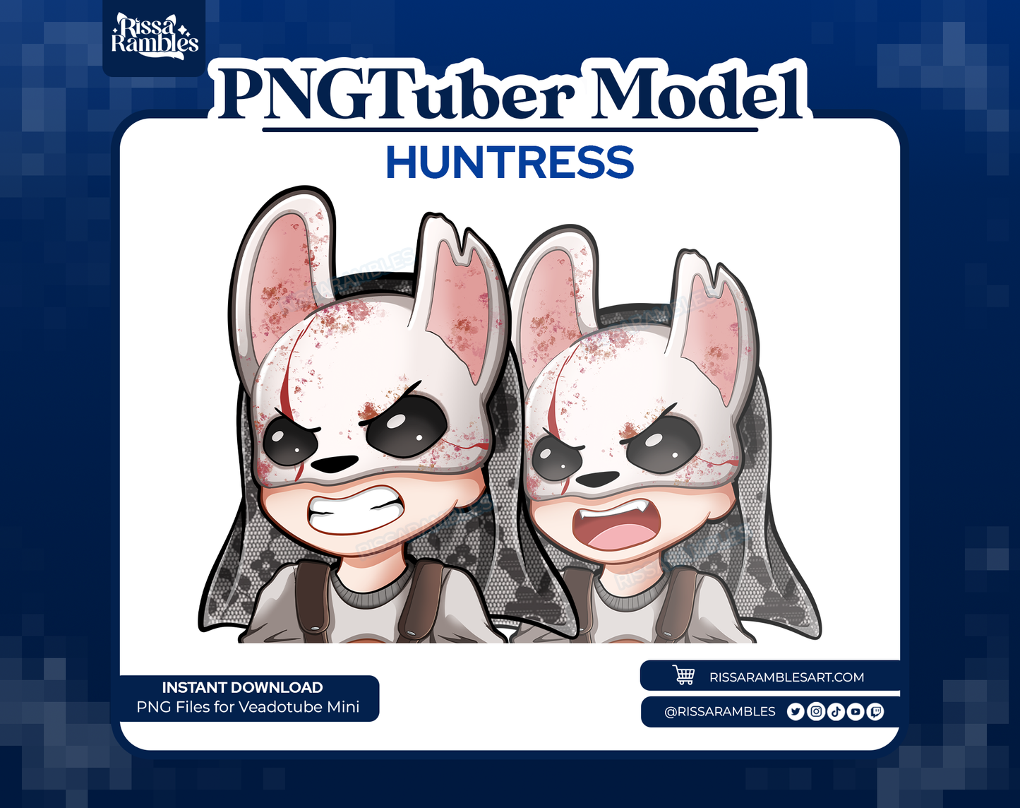 Huntress DBD PNGtuber Model